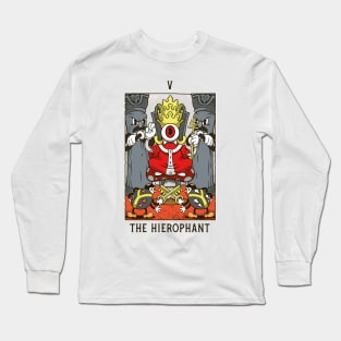 Hierophant - Mystical Medleys - Vintage Cartoon Tarot (White) Long Sleeve T-Shirt